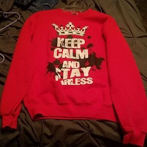 Custom made crew neck sweatshirt